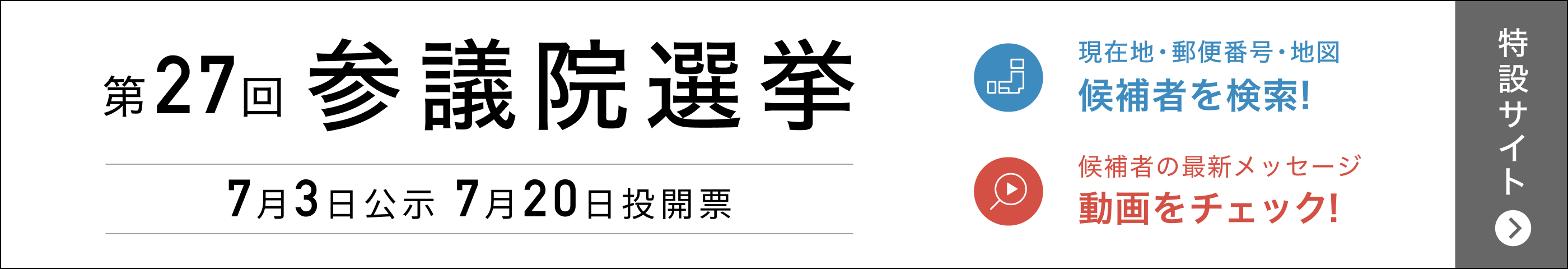 参議院議員選挙